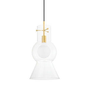 Mitzi MIRABEL Pendant in Aged Brass