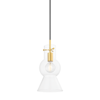 Mitzi MIRABEL Pendant in Aged Brass