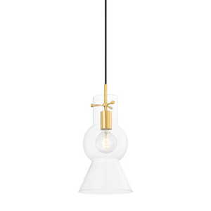Mitzi MIRABEL Pendant in Aged Brass