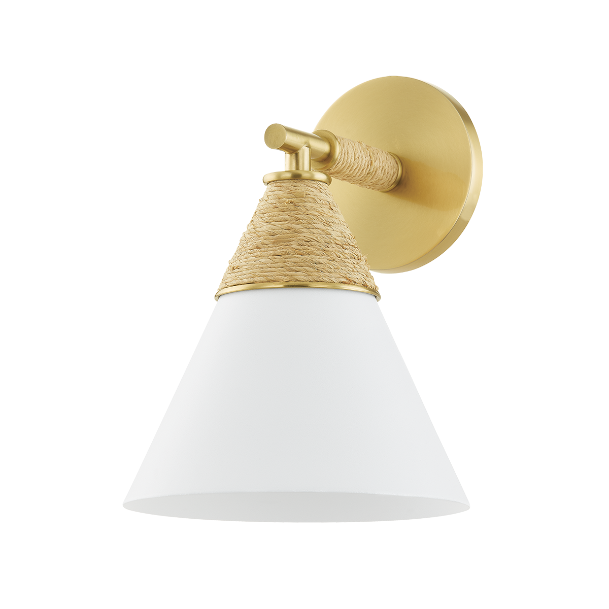 Mitzi Mica Wall Sconce in Aged Brass
