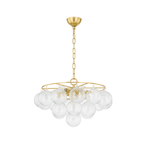 Mitzi MIMI Chandelier in AGED BRASS
