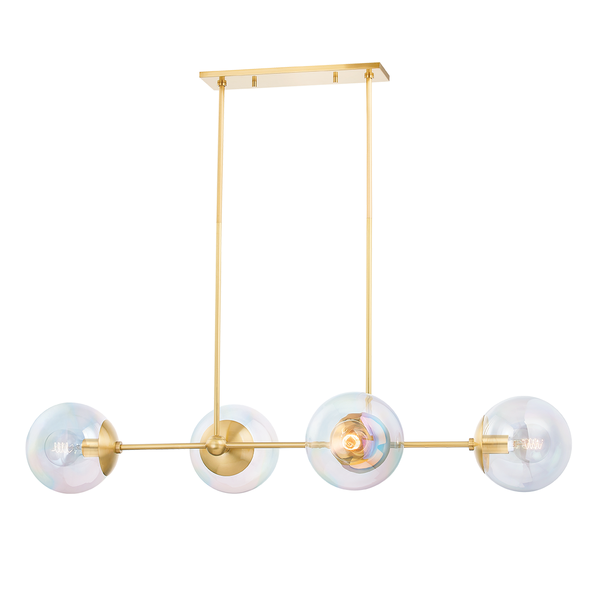Mitzi OPHELIA Island Light in Aged Brass