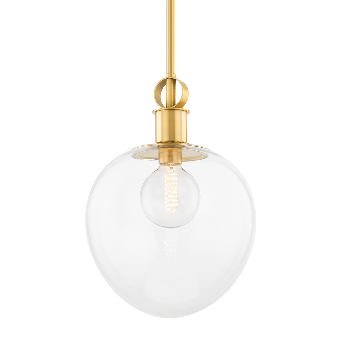 Mitzi ANNA Pendant in Aged Brass