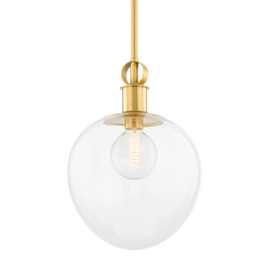 Mitzi ANNA Pendant in Aged Brass