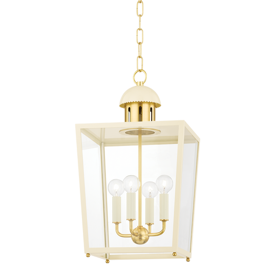 Mitzi JUNE Lantern in Aged Brass