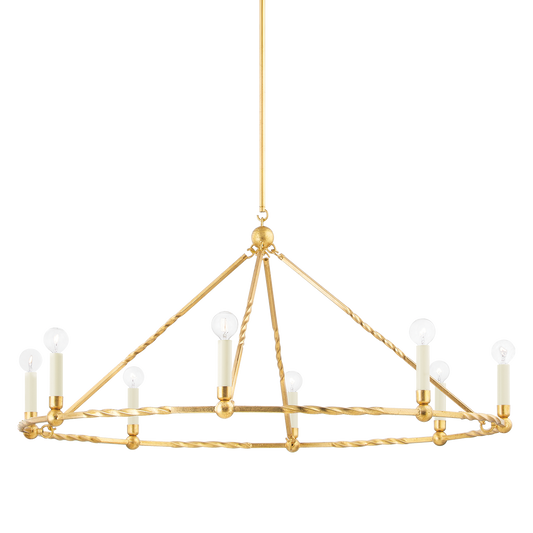 Mitzi JOSEPHINE Chandelier in Vintage Gold Leaf