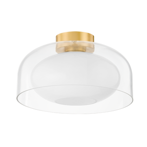 Mitzi GIOVANNA Flush Mount in Aged Brass