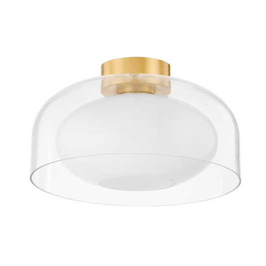 Mitzi GIOVANNA Flush Mount in Aged Brass