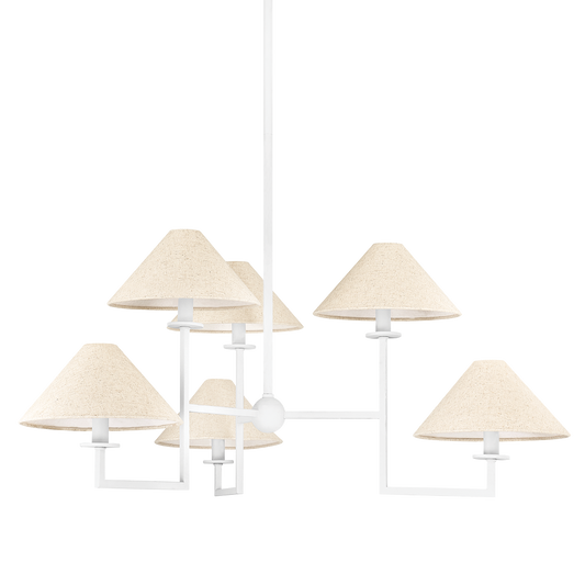 Mitzi GLADWYNE Chandelier in TEXTURED WHITE
