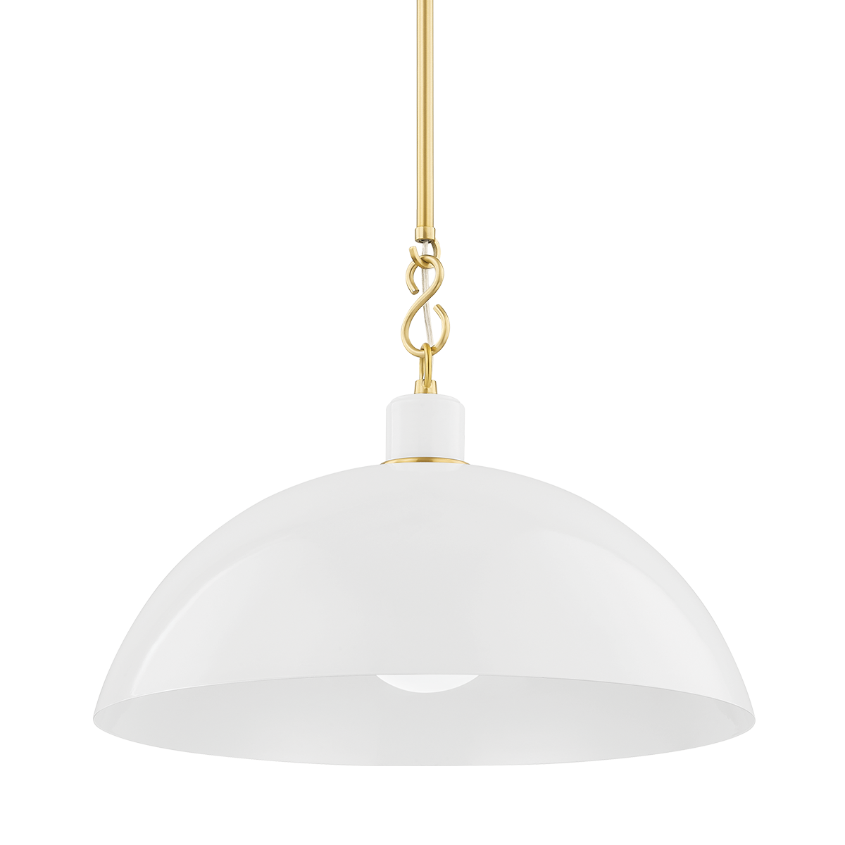 Mitzi CAMILLE Pendant in Aged Brass