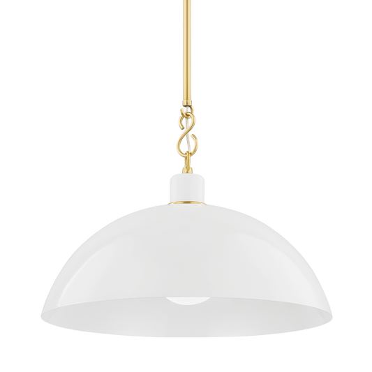 Mitzi CAMILLE Pendant in Aged Brass