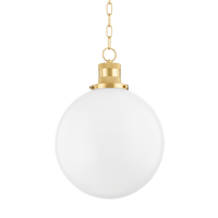 Mitzi BEVERLY Pendant in Aged Brass