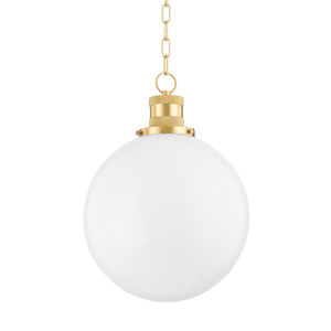 Mitzi BEVERLY Pendant in Aged Brass