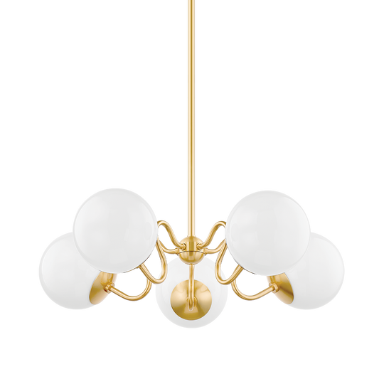 Mitzi HAVANA Chandelier in Aged Brass