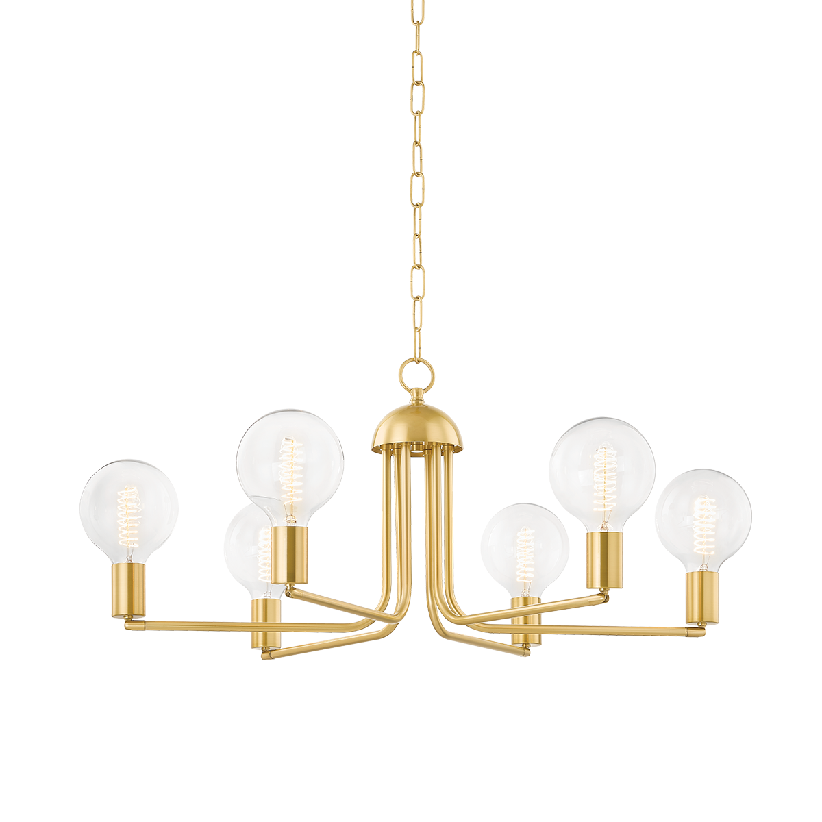 Mitzi BLAKELY Chandelier in Aged Brass