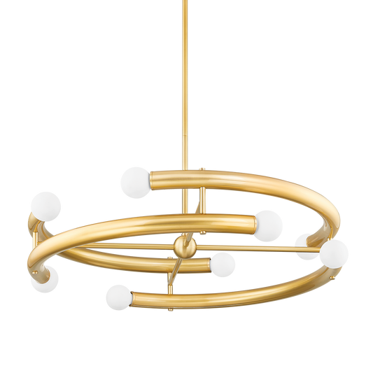 Mitzi ALLEGRA Chandelier in Aged Brass