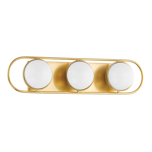 Mitzi AMY Bath And Vanity in Aged Brass