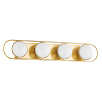 Mitzi AMY Bath And Vanity in Aged Brass