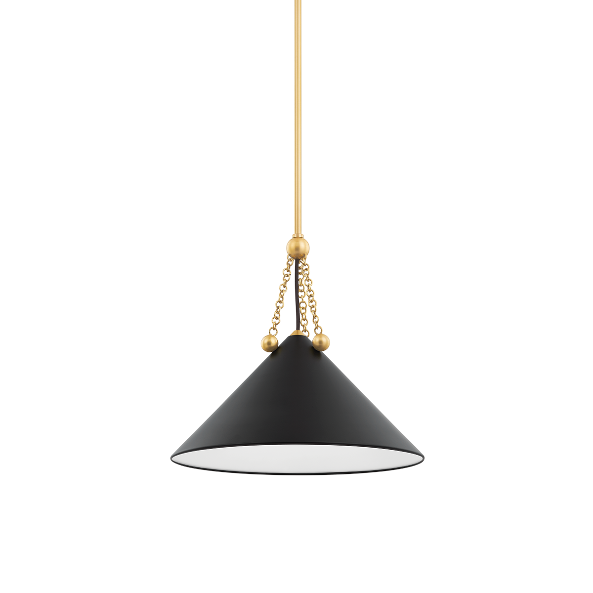 Mitzi KALEA Pendant in Aged Brass/soft Black