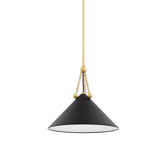 Mitzi KALEA Pendant in Aged Brass/soft Black