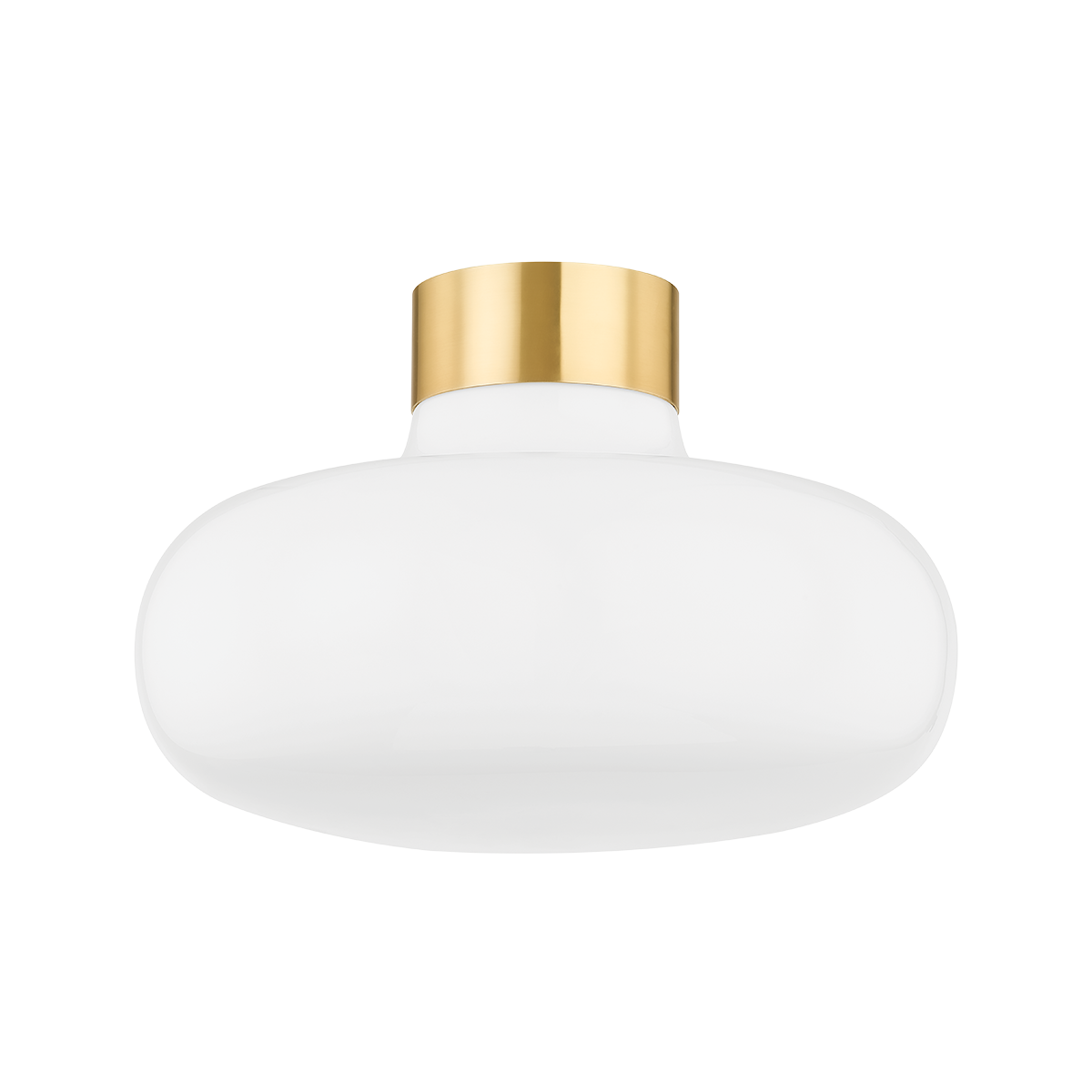 Mitzi ELIANA Flush Mount in Aged Brass
