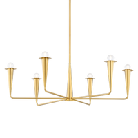 Mitzi DANNA Chandelier in Aged Brass