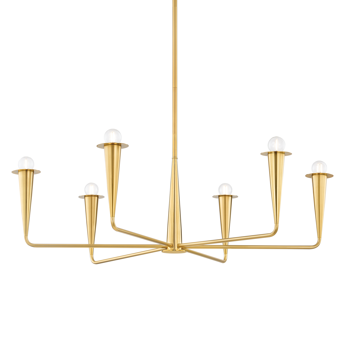 Mitzi DANNA Chandelier in Aged Brass