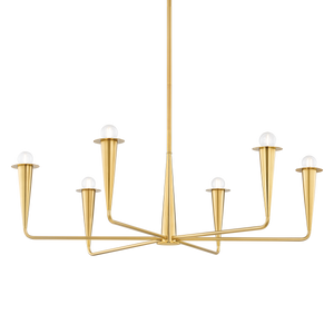 Mitzi DANNA Chandelier in Aged Brass