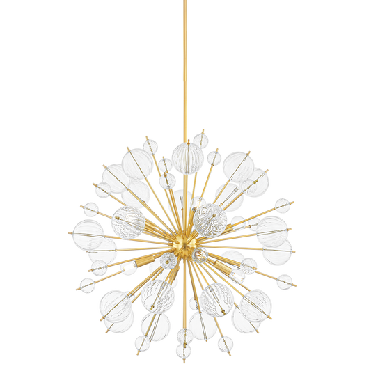 Mitzi LINNEA Chandelier in Aged Brass