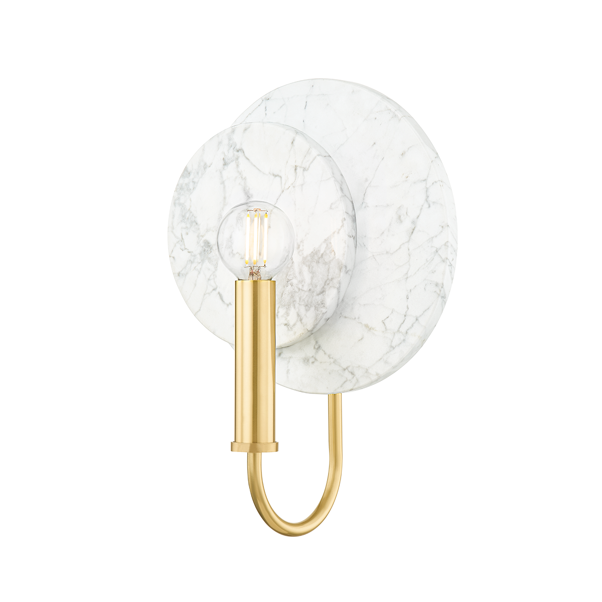 Mitzi TULA Wall Sconce in Aged Brass