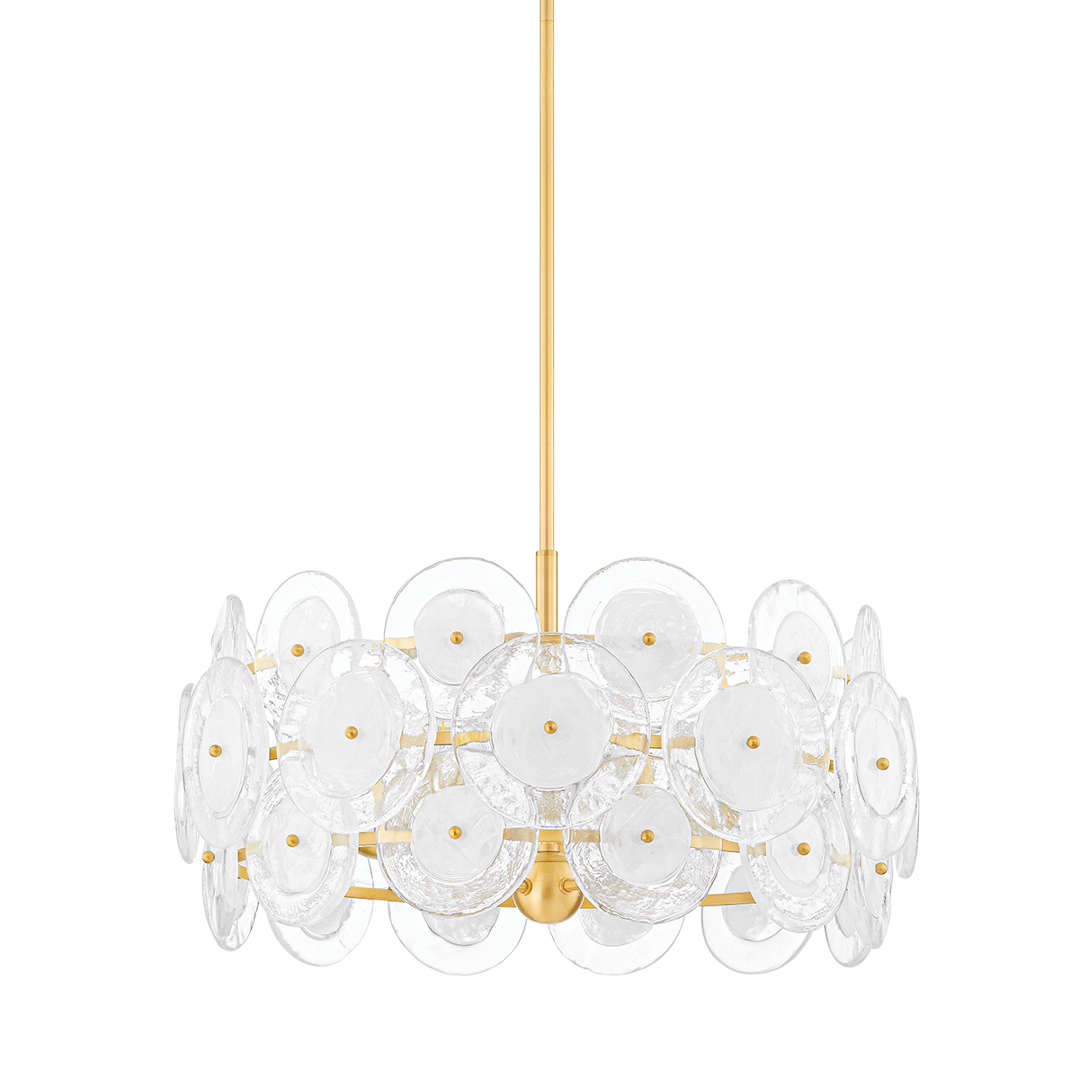 Mitzi ZOELLA Chandelier in Aged Brass