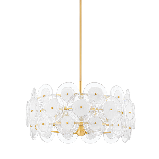 Mitzi ZOELLA Chandelier in Aged Brass