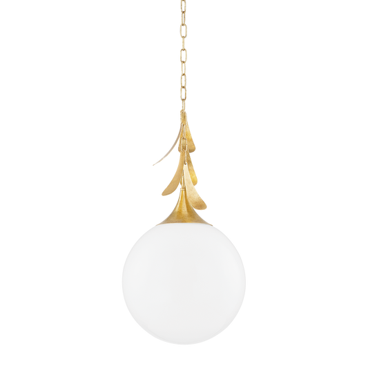 Mitzi VICTORIA Pendant in Vintage Gold Leaf