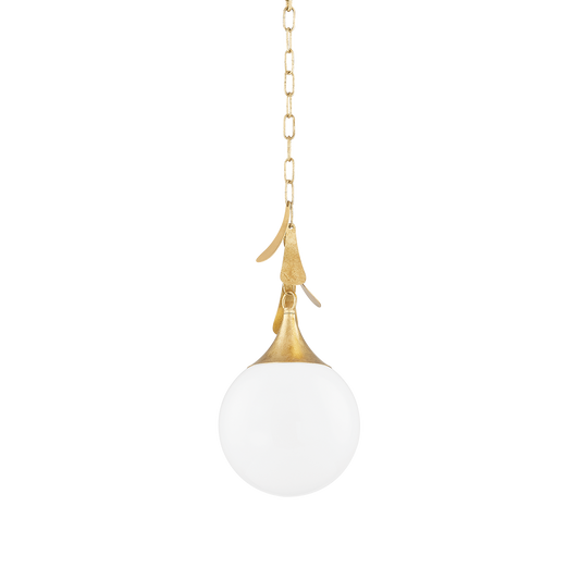 Mitzi VICTORIA Pendant in Vintage Gold Leaf
