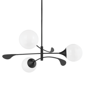 Mitzi VICTORIA Chandelier in TEXTURED BLACK