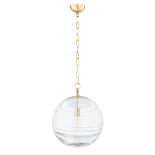 Mitzi SARA Pendant in Aged Brass
