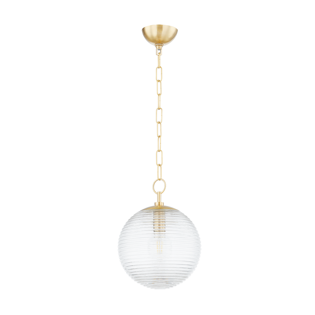 Mitzi SARA Pendant in Aged Brass