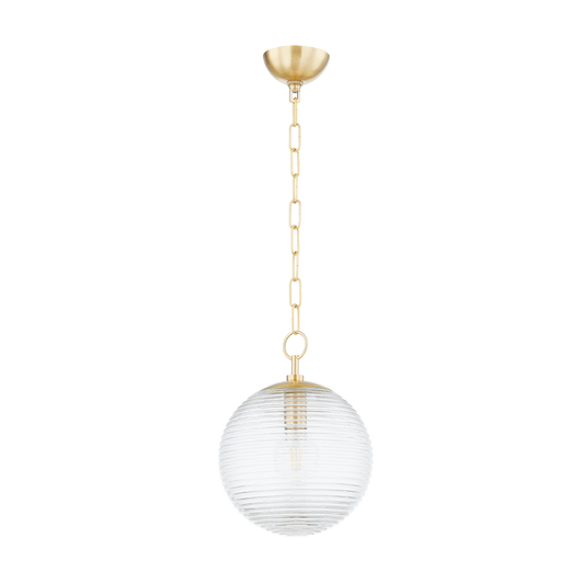 Mitzi SARA Pendant in Aged Brass
