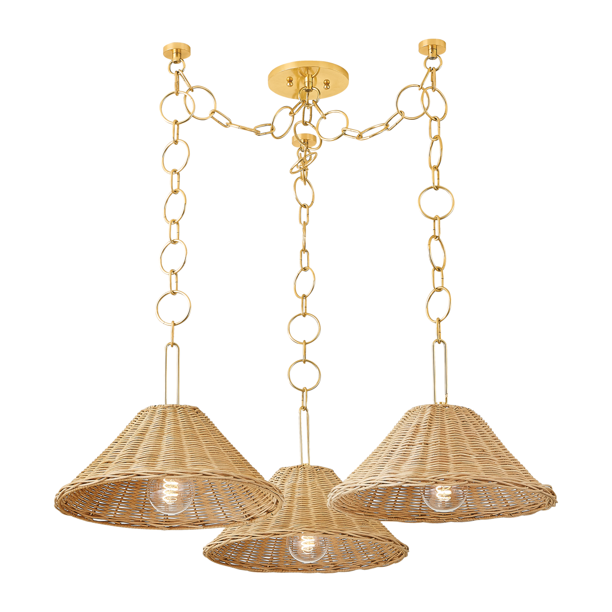 Mitzi DALIA Chandelier in Aged Brass