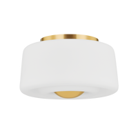 Mitzi CIELA Flush Mount in Aged Brass