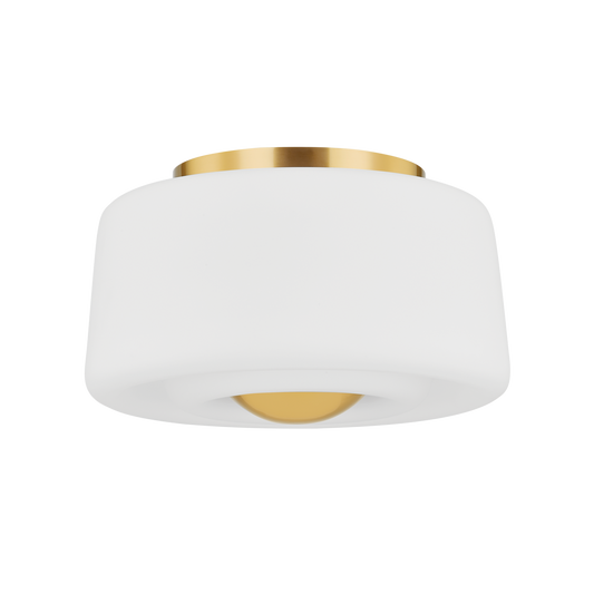 Mitzi CIELA Flush Mount in Aged Brass
