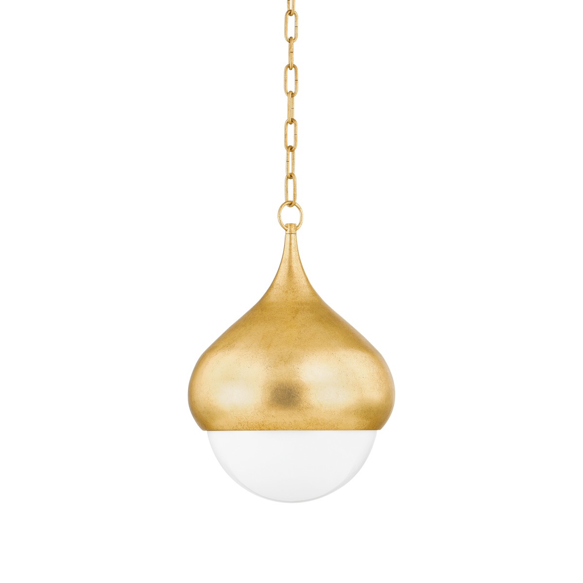 Mitzi LUCIEL PENDANT in Vintage Gold Leaf