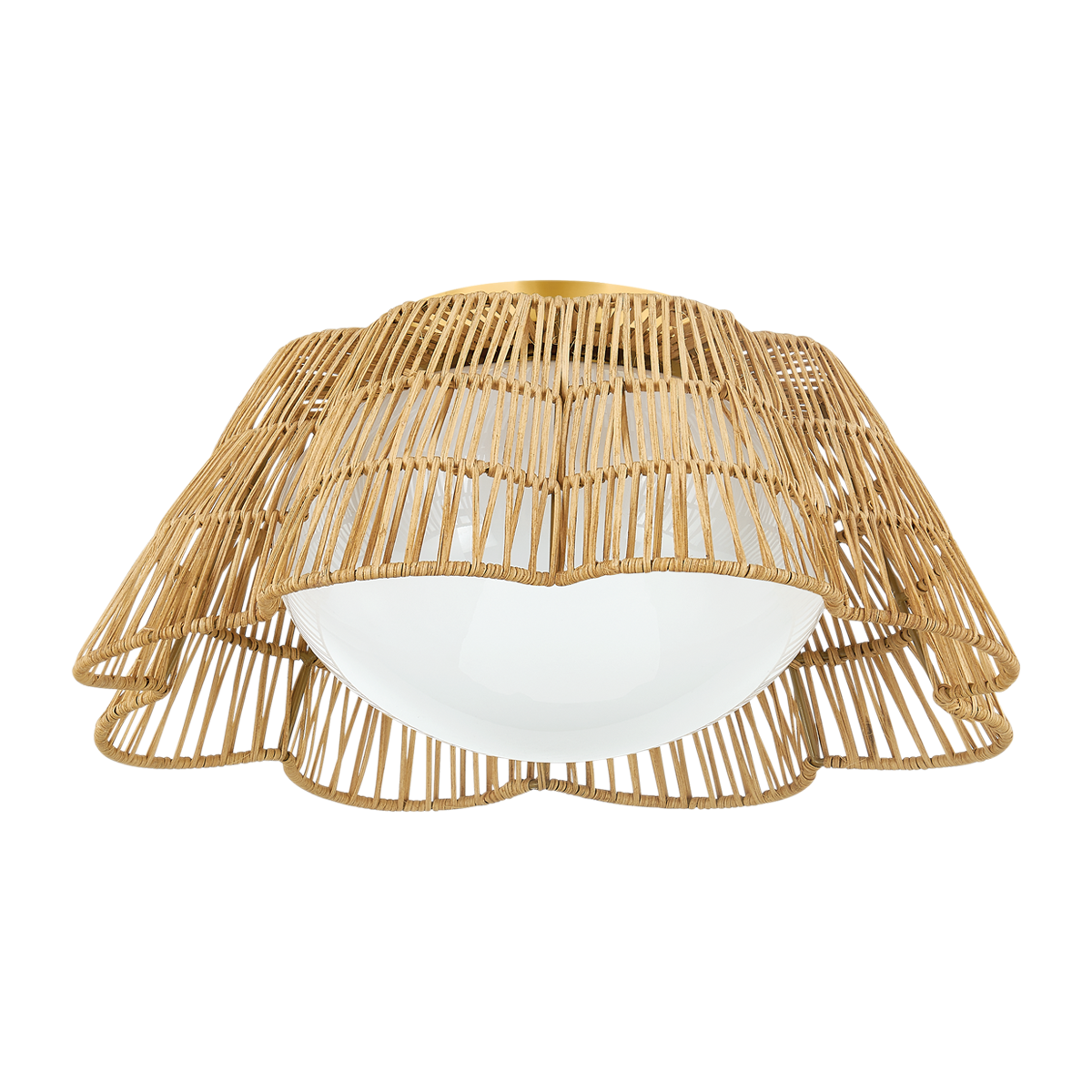 Mitzi ROSA Flush Mount in Aged Brass