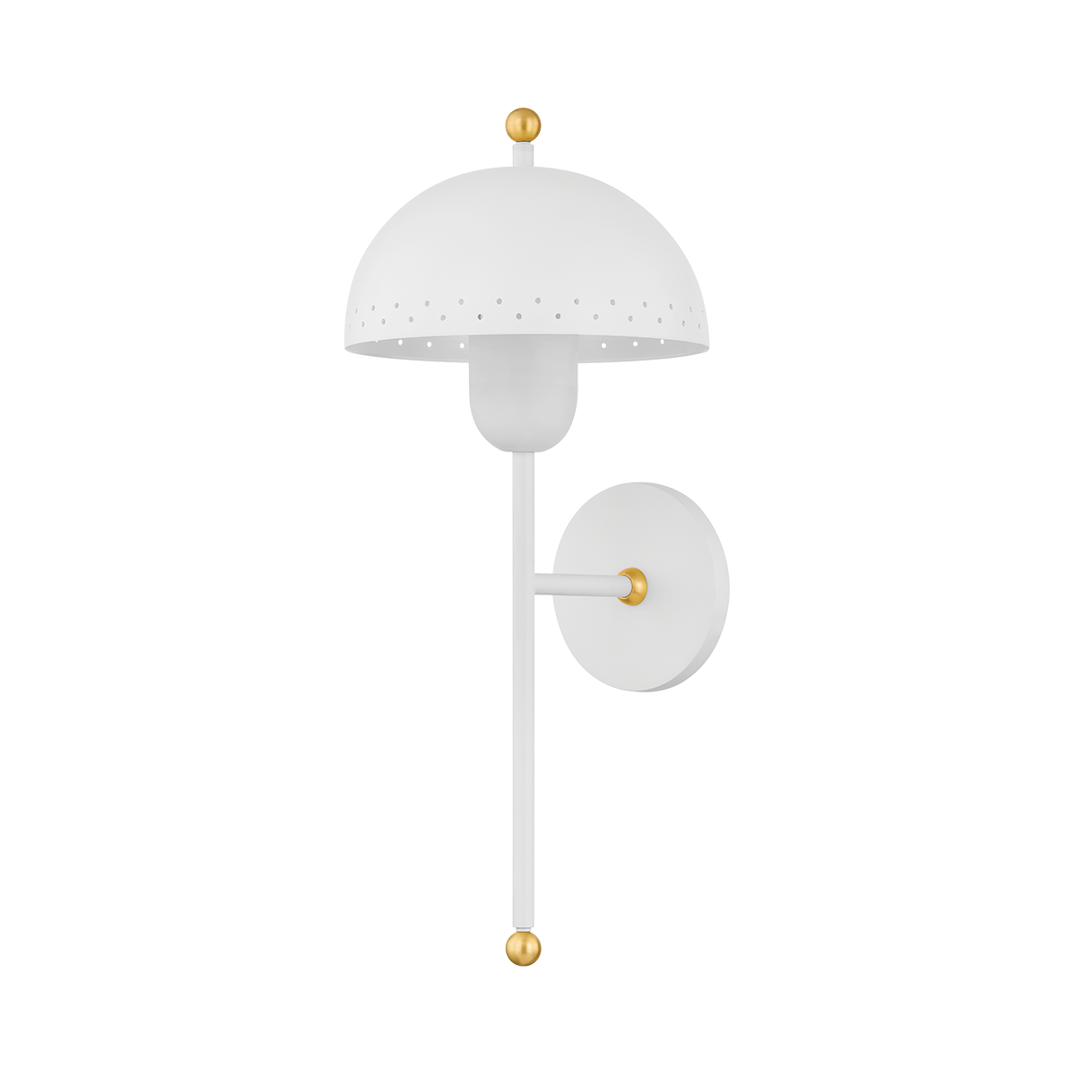 Mitzi Jojo WALL SCONCE in AGED BRASS/SOFT WHITE