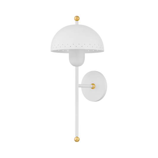 Mitzi Jojo WALL SCONCE in AGED BRASS/SOFT WHITE