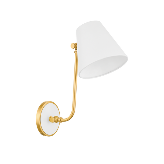 Mitzi Georgann WALL SCONCE in AGED BRASS/SOFT WHITE