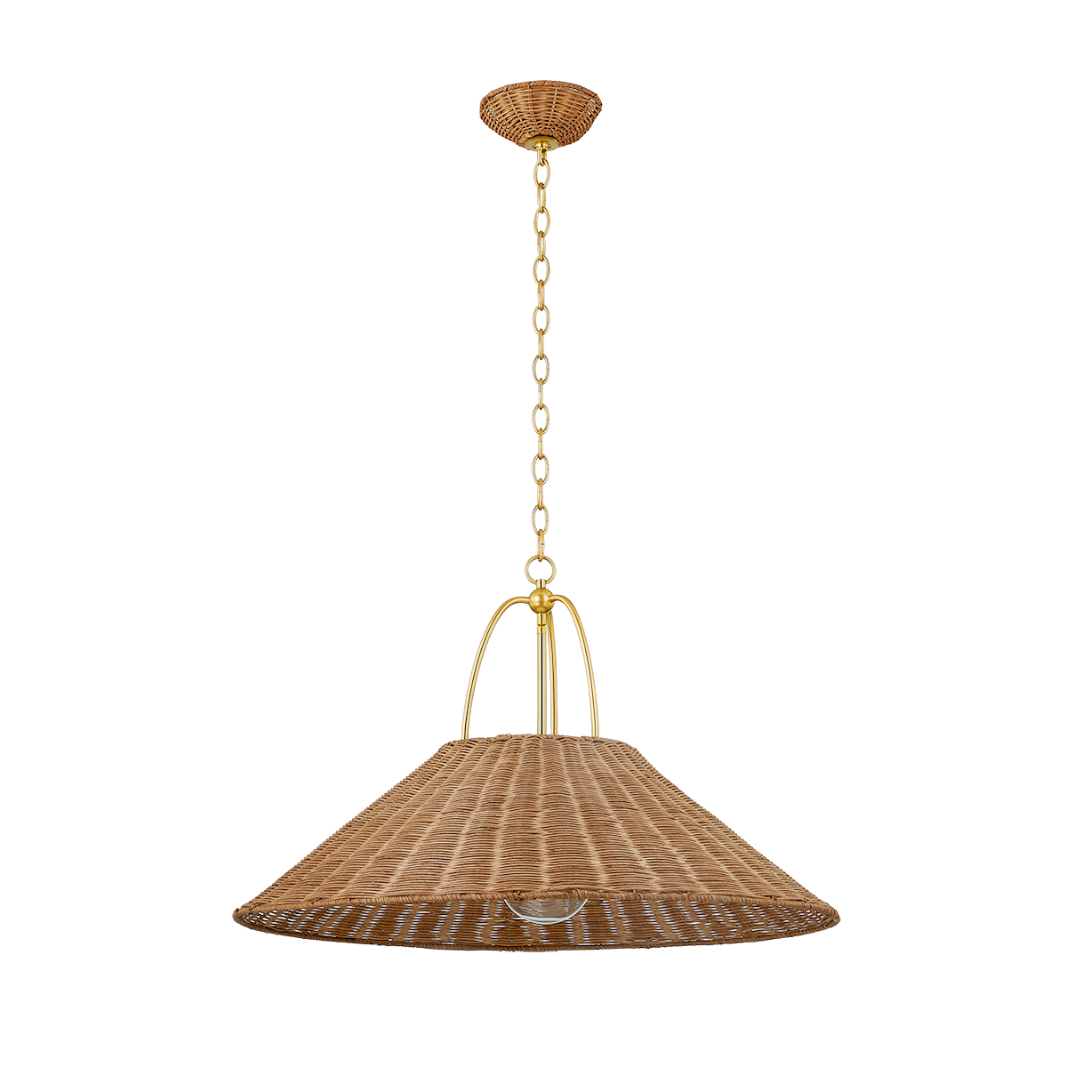 Mitzi Davida PENDANT in Aged Brass