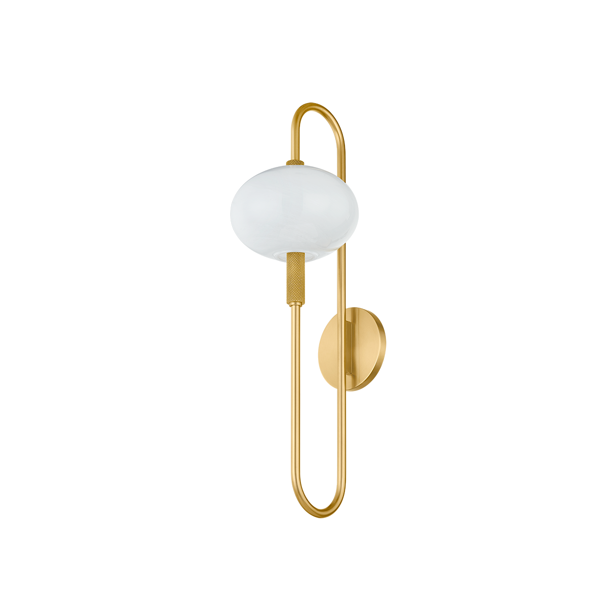 Mitzi DELPHINE WALL SCONCE in AGED BRASS