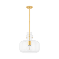 Mitzi LUMI PENDANT in AGED BRASS