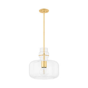 Mitzi LUMI PENDANT in AGED BRASS
